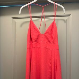 Express Coral Mini Dress